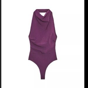 Zara Elegant Purple Bodysuit